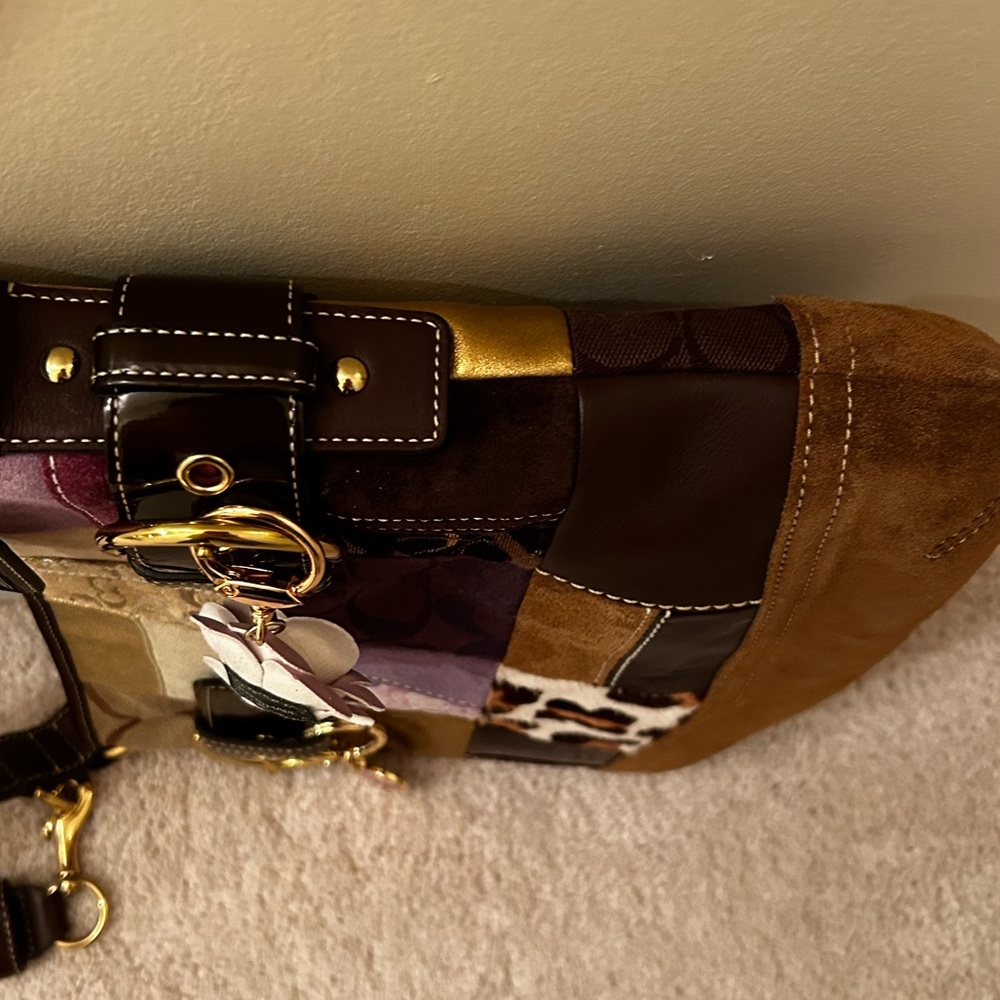 Limited Edition Coach Patchwork Handbag/2005 - Picture 6 of 10